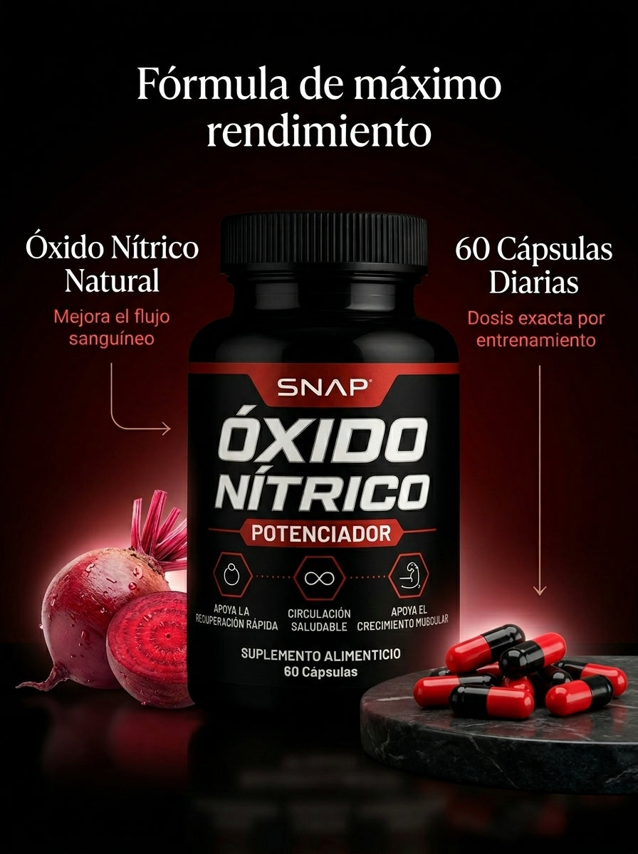 Oxido Nitrico — Más Fuerza, Mejor Recuperación, Resultados Reales